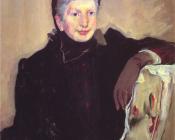 玛丽 史帝文森 卡萨特 : Portrait of an Elderly Lady